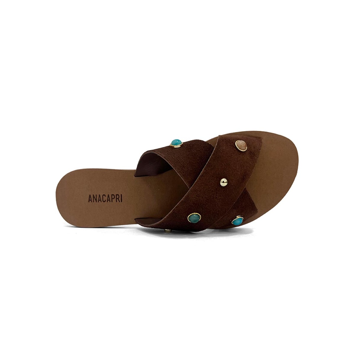 Chinelo Anacapri Rasteira Gáspea C30014 Marrom