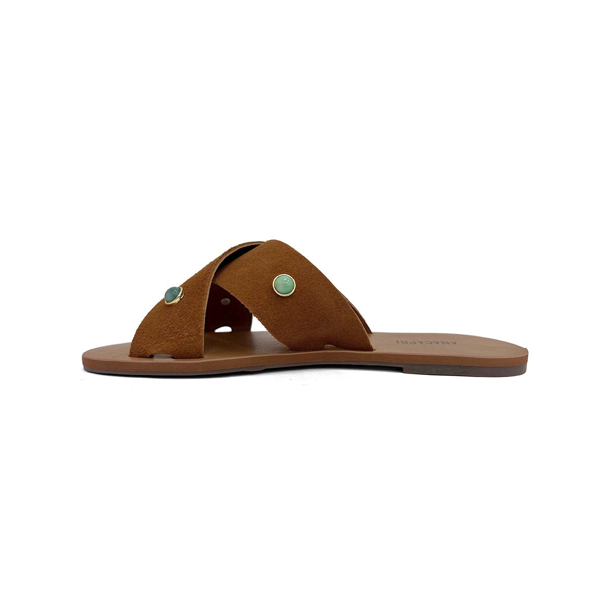 Chinelo Anacapri Rasteira Gáspea C30014 Marrom/Cuoio Chinelo Anacapri Rasteira Gáspea C30014 Marrom/Cuoio