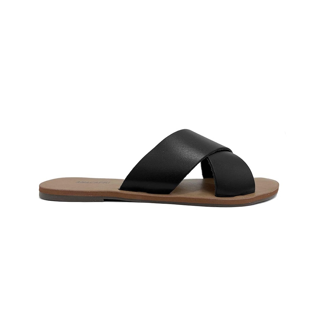 Chinelo Anacapri Rasteira Gáspea C30014 Preto