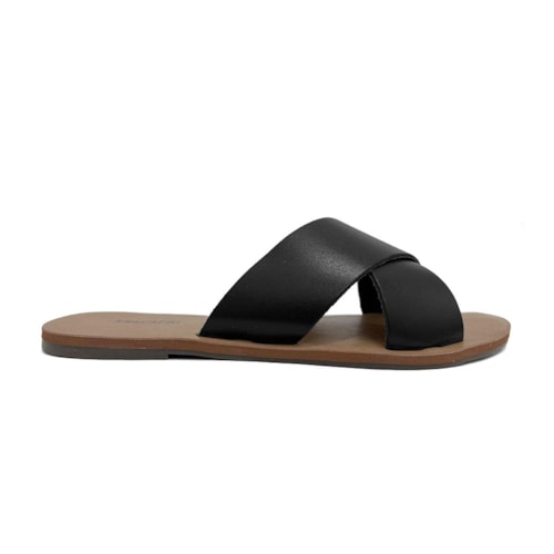 Detalhe - Chinelo Anacapri Rasteira Gáspea C30014 Preto