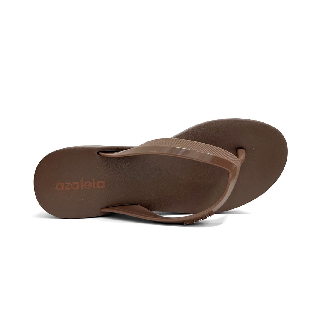 Chinelo Azaleia Feminino Fabi Light 18908 Marrom Cafe Medio