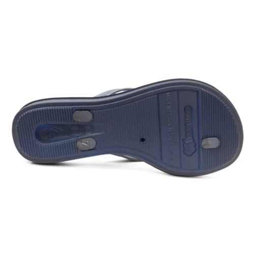 Detalhe - Chinelo Barbie Rasteiro Kaiten 21815 Azul/Azul