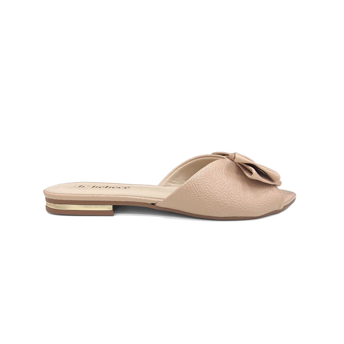 Chinelo Bebecê Feminino Rasteira T2583-116 Nude