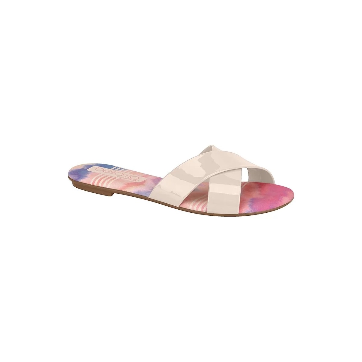 Chinelo Beira Rio Rasteira 8237.284 Creme