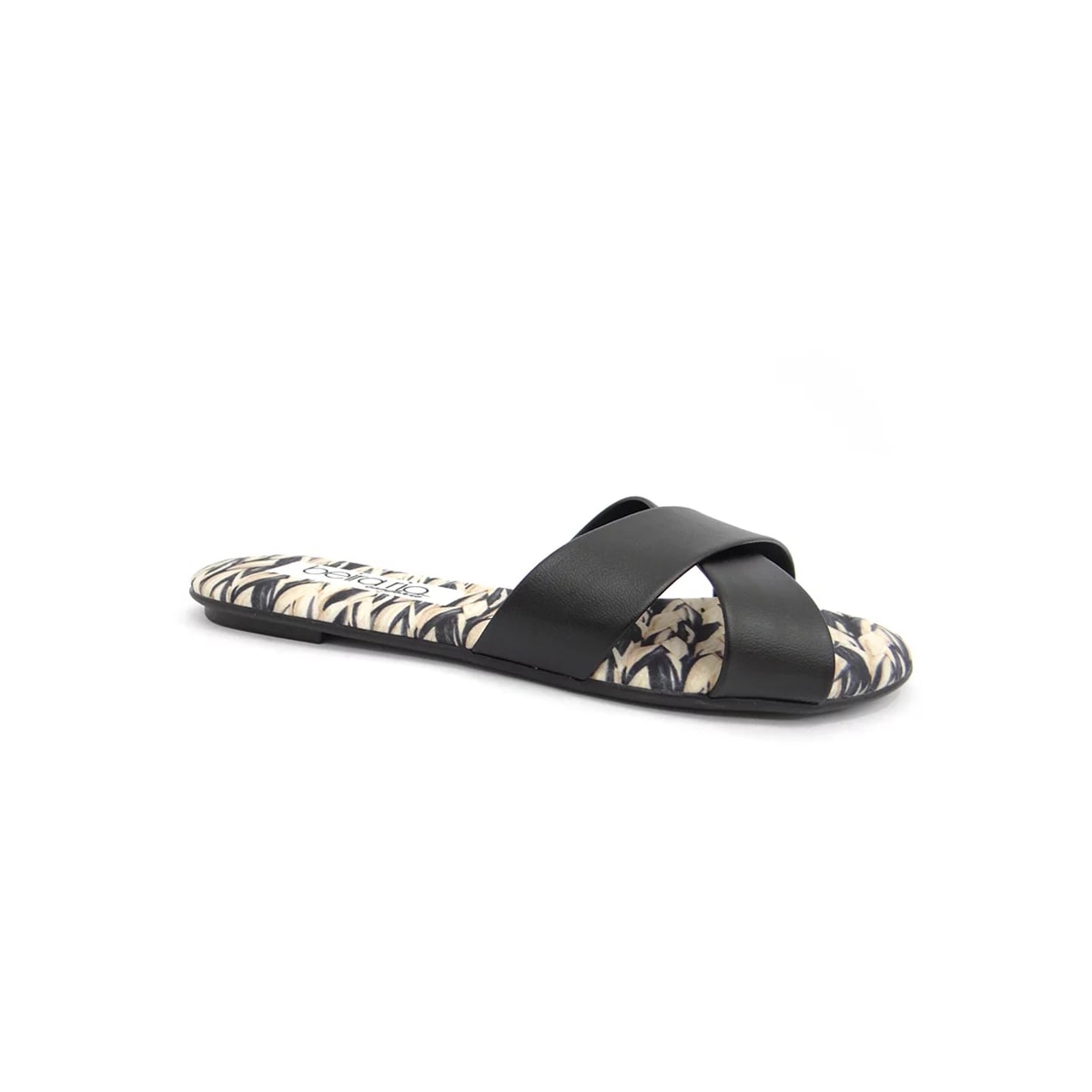 Chinelo Beira Rio Rasteira 8237.284 Preto/Multi Preto Chinelo Beira Rio Rasteira 8237.284 Preto/Multi Preto