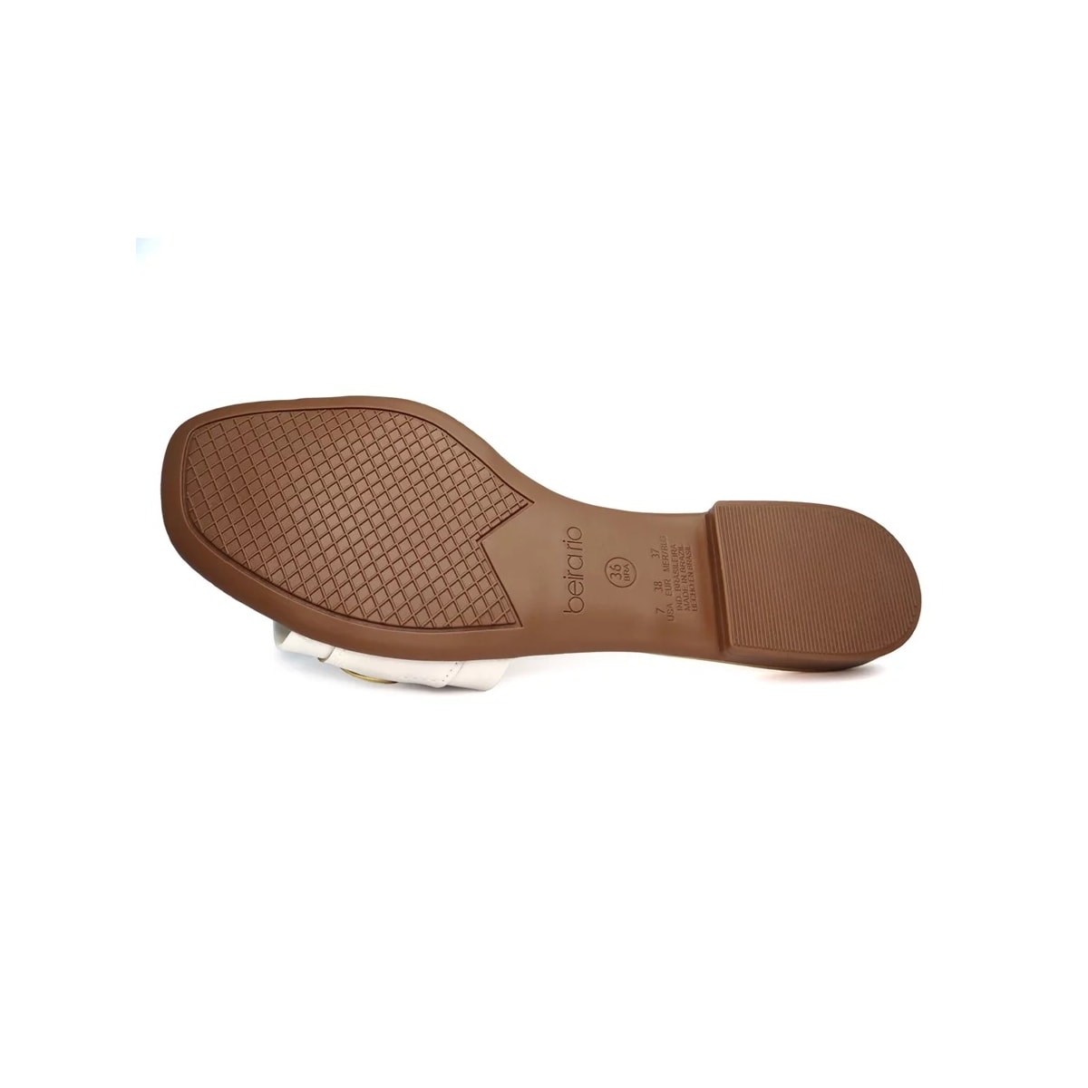 Chinelo Beira Rio Rasteira 8431.102 Branco Chinelo Beira Rio Rasteira 8431.102 Branco