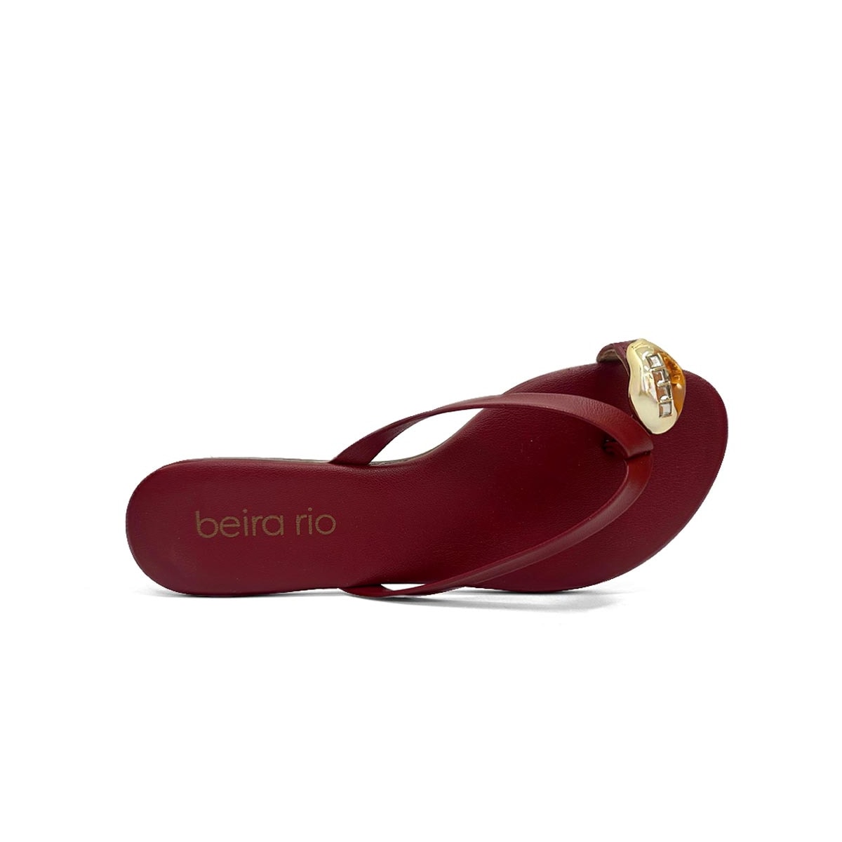 Chinelo Beira Rio Rasteira De Dedo 8384.767 Cherry