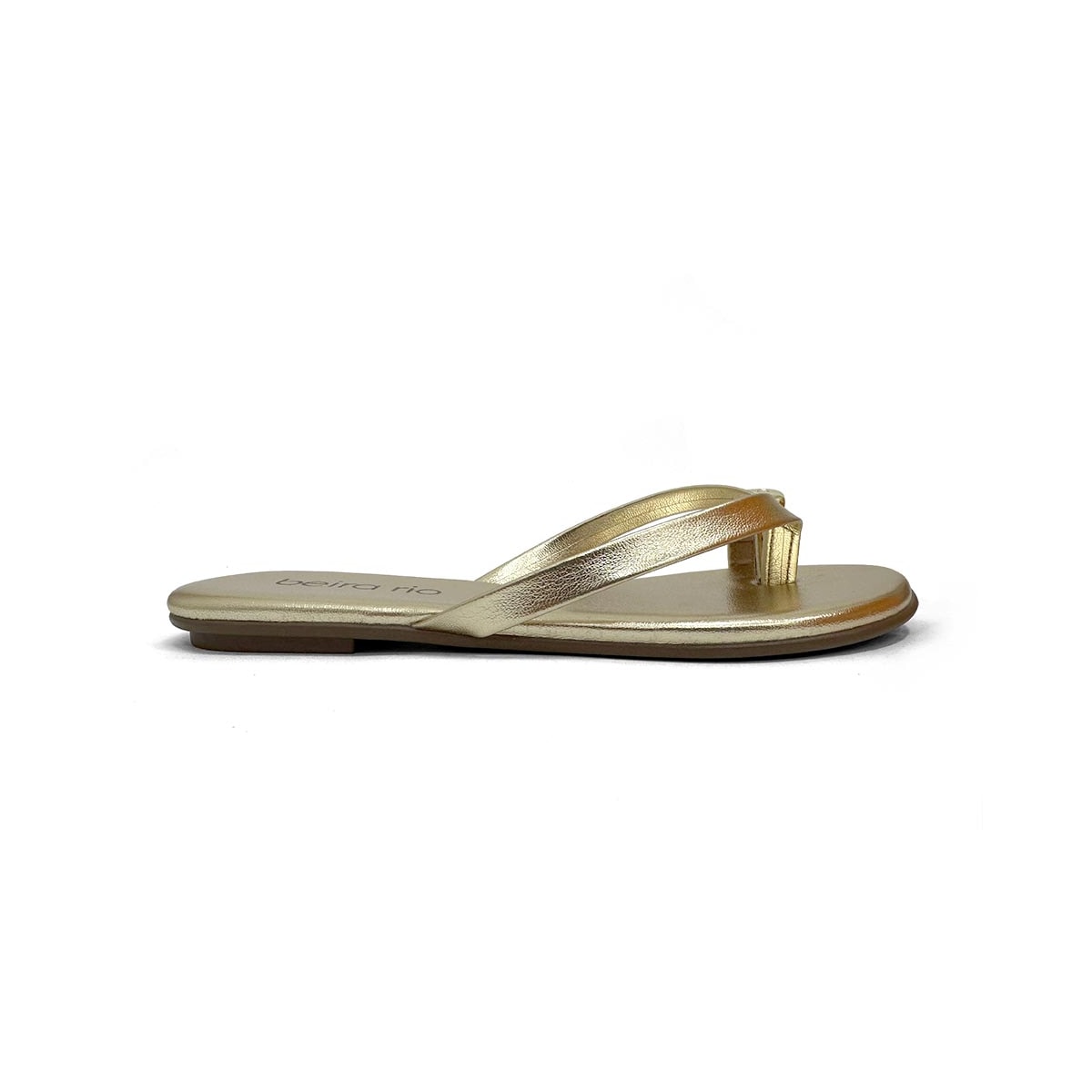 Chinelo Beira Rio Rasteira De Dedo 8384.767 Dourado Chinelo Beira Rio Rasteira De Dedo 8384.767 Dourado