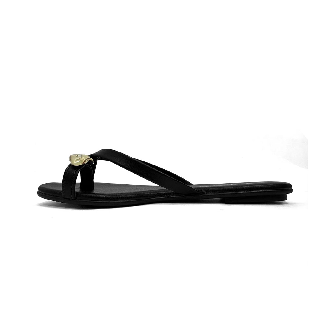 Chinelo Beira Rio Rasteira De Dedo 8384.767 Preto