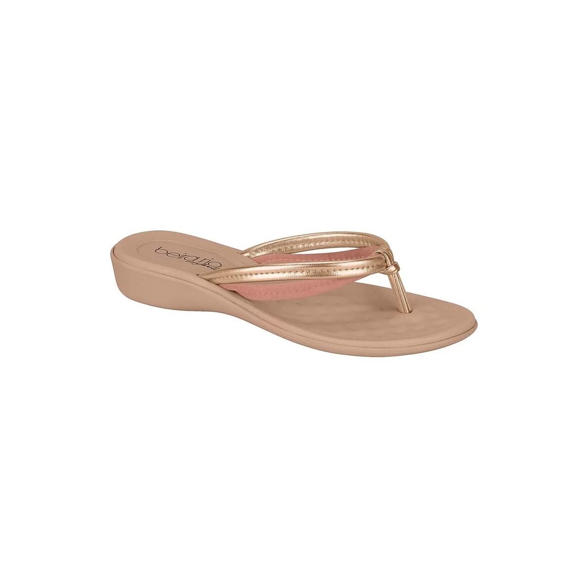 Chinelo Beira Rio Rasteira Feminino 8224.849 Light Blush
