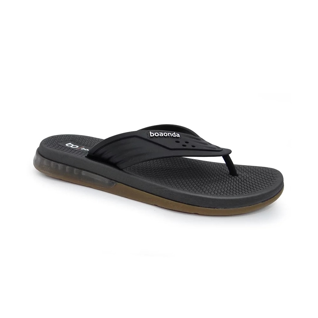 Chinelo Boa Onda Colt Masculno Confort 1952-204 Preto/Crepe