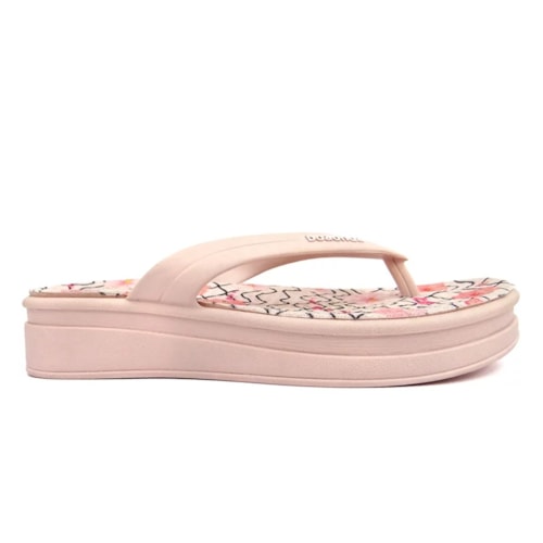 Chinelo Boa Onda Feminino Anne 2052-101 Rose Nude