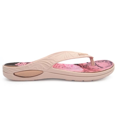 Chinelo Boa Onda Feminino Lily 1319-201 Travel Rose Nude