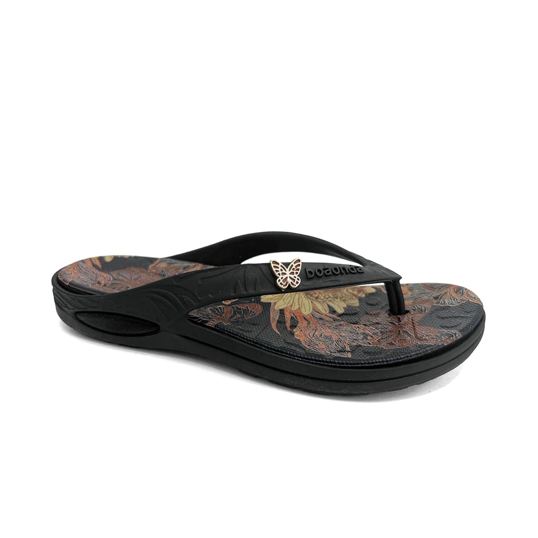 Chinelo Boa Onda Feminino Lily De Dedo 1319-250 Preto