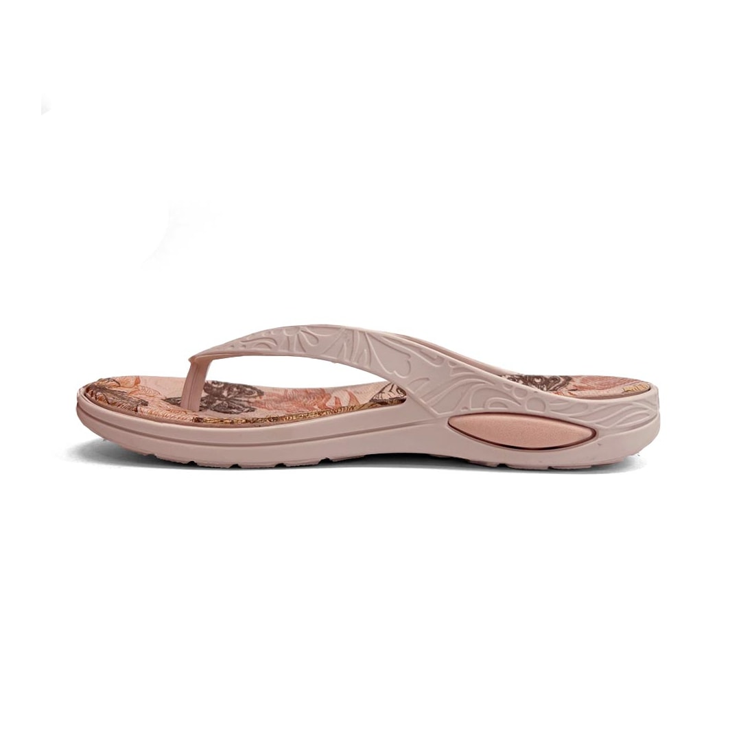 Chinelo Boa Onda Feminino Lily De Dedo 1319-250 Rose Nude