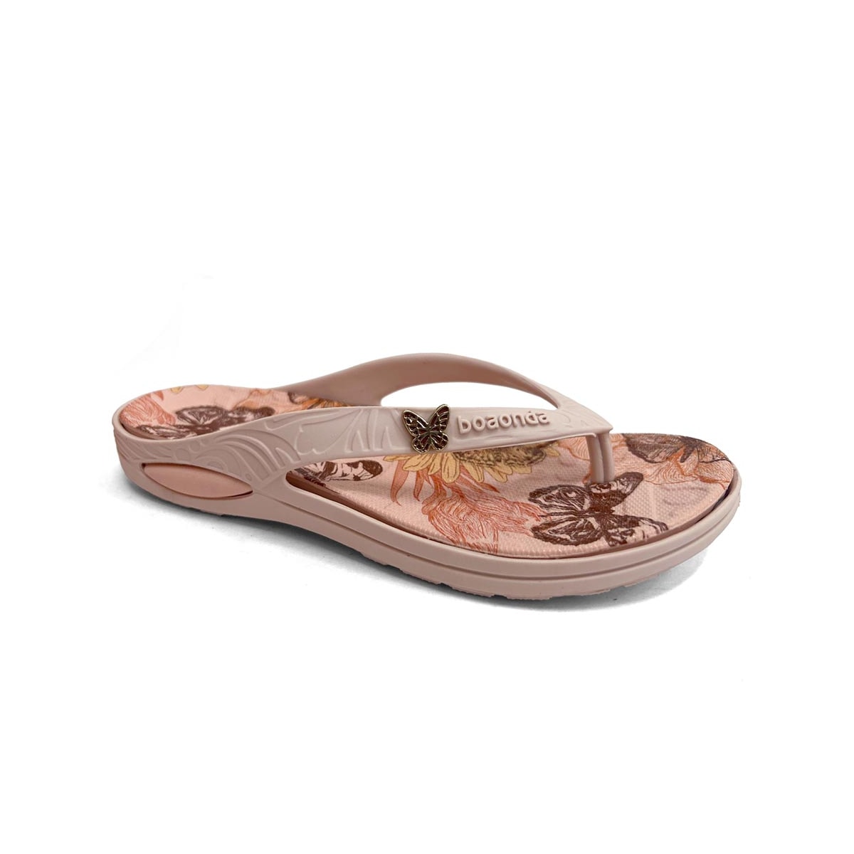 Chinelo Boa Onda Feminino Lily De Dedo 1319-250 Rose Nude Chinelo Boa Onda Feminino Lily De Dedo 1319-250 Rose Nude