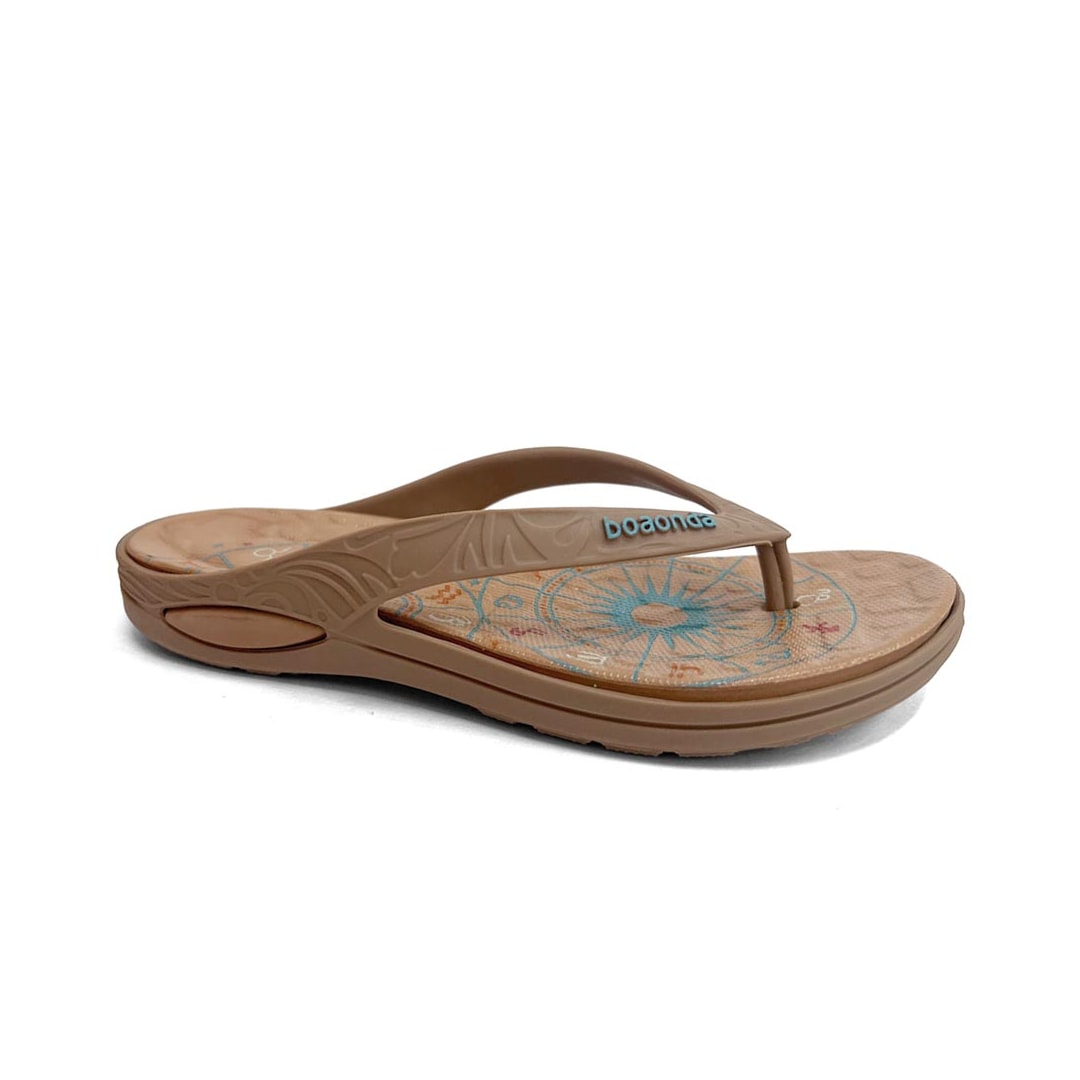 Chinelo Boa Onda Feminino Lily De Dedo 1319-264 Canela