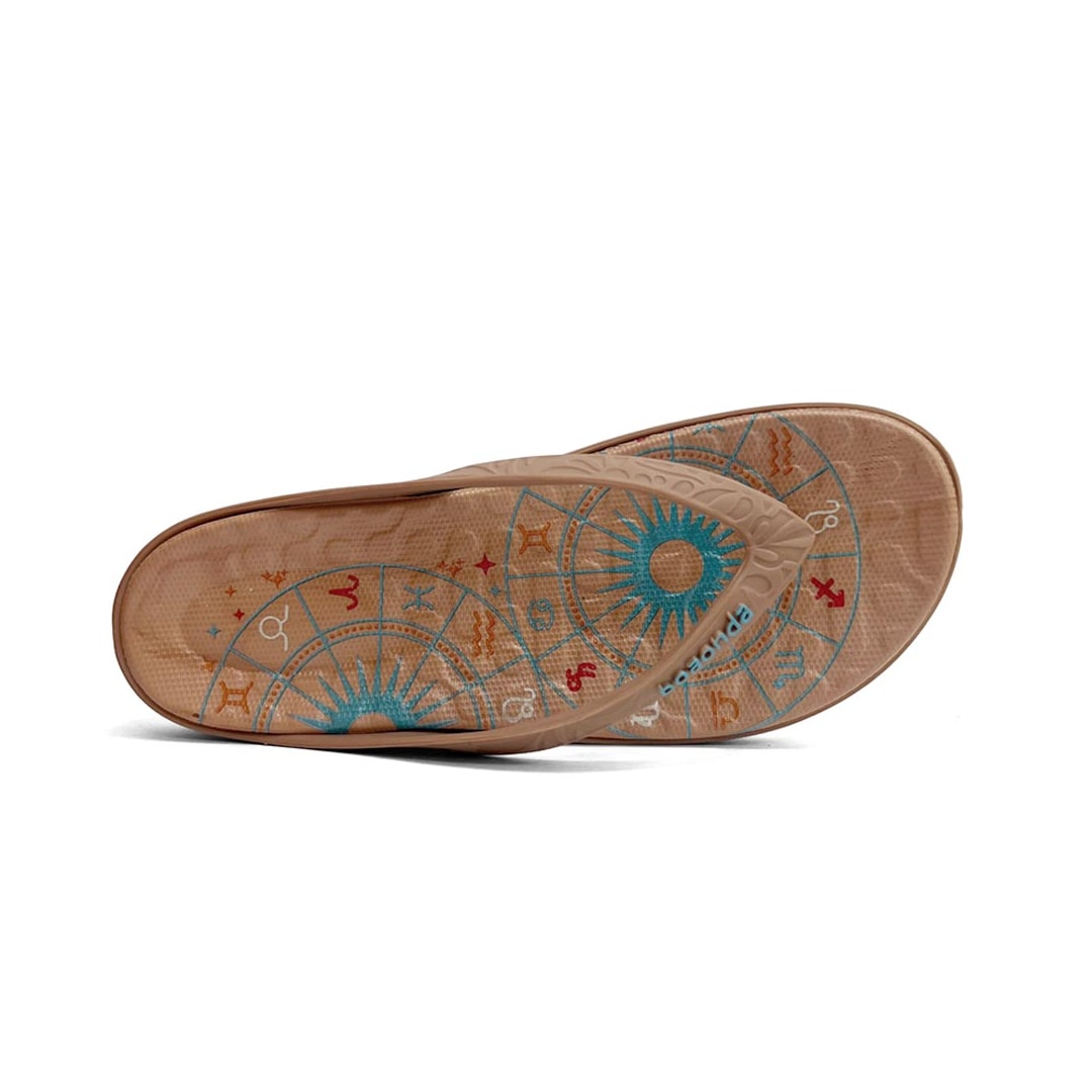 Chinelo Boa Onda Feminino Lily De Dedo 1319-264 Canela