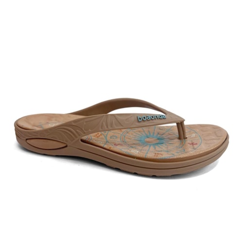 Chinelo Boa Onda Feminino Lily De Dedo 1319-264 Canela