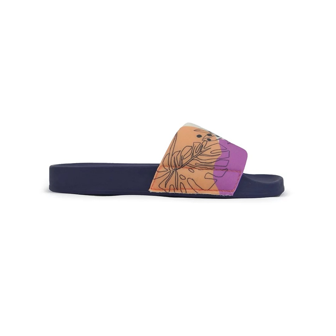 Chinelo Boa Onda Feminino Slide 1737-134 Classic Blue Chinelo Boa Onda Feminino Slide 1737-134 Classic Blue