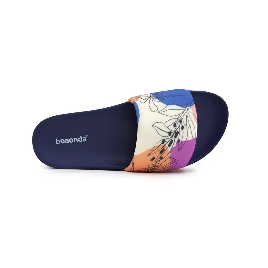 Chinelo Boa Onda Feminino Slide 1737-134 Classic Blue