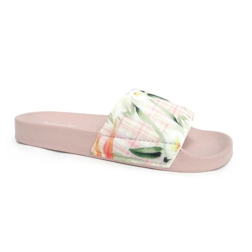 Chinelo Boa Onda Feminino Slide 1737-134 Rose Nude