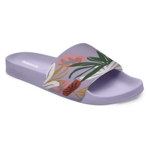 Chinelo Boa Onda Feminino Slide 1737-135 Lilas