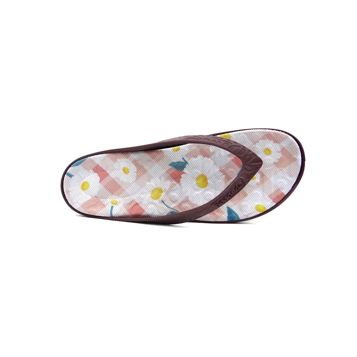 Chinelo Boa Onda Lily 1319-224 Açai/Xadrez Chinelo Boa Onda Lily 1319-224 Açai/Xadrez