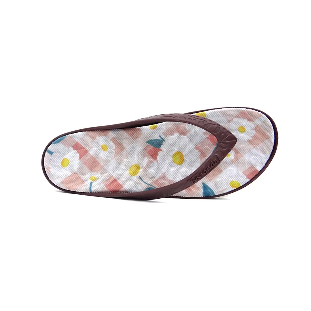 Chinelo Boa Onda Lily 1319-224 Açai/Xadrez Chinelo Boa Onda Lily 1319-224 Açai/Xadrez
