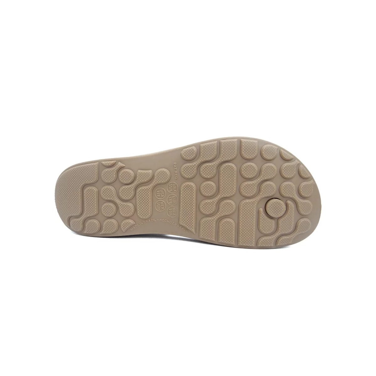 Chinelo Boa Onda Lily 1319-224 Canela/Xadrez