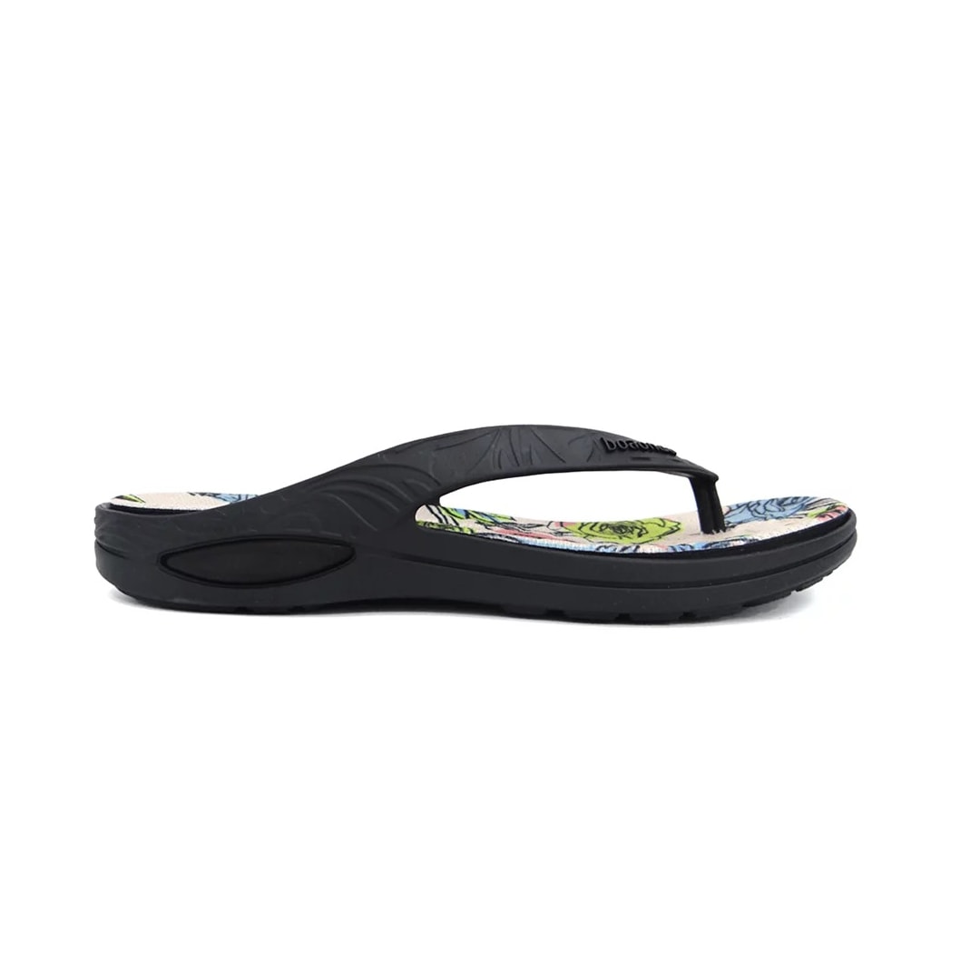 Chinelo Boa Onda Lily 1319-225 Preto/Floral Pop Chinelo Boa Onda Lily 1319-225 Preto/Floral Pop