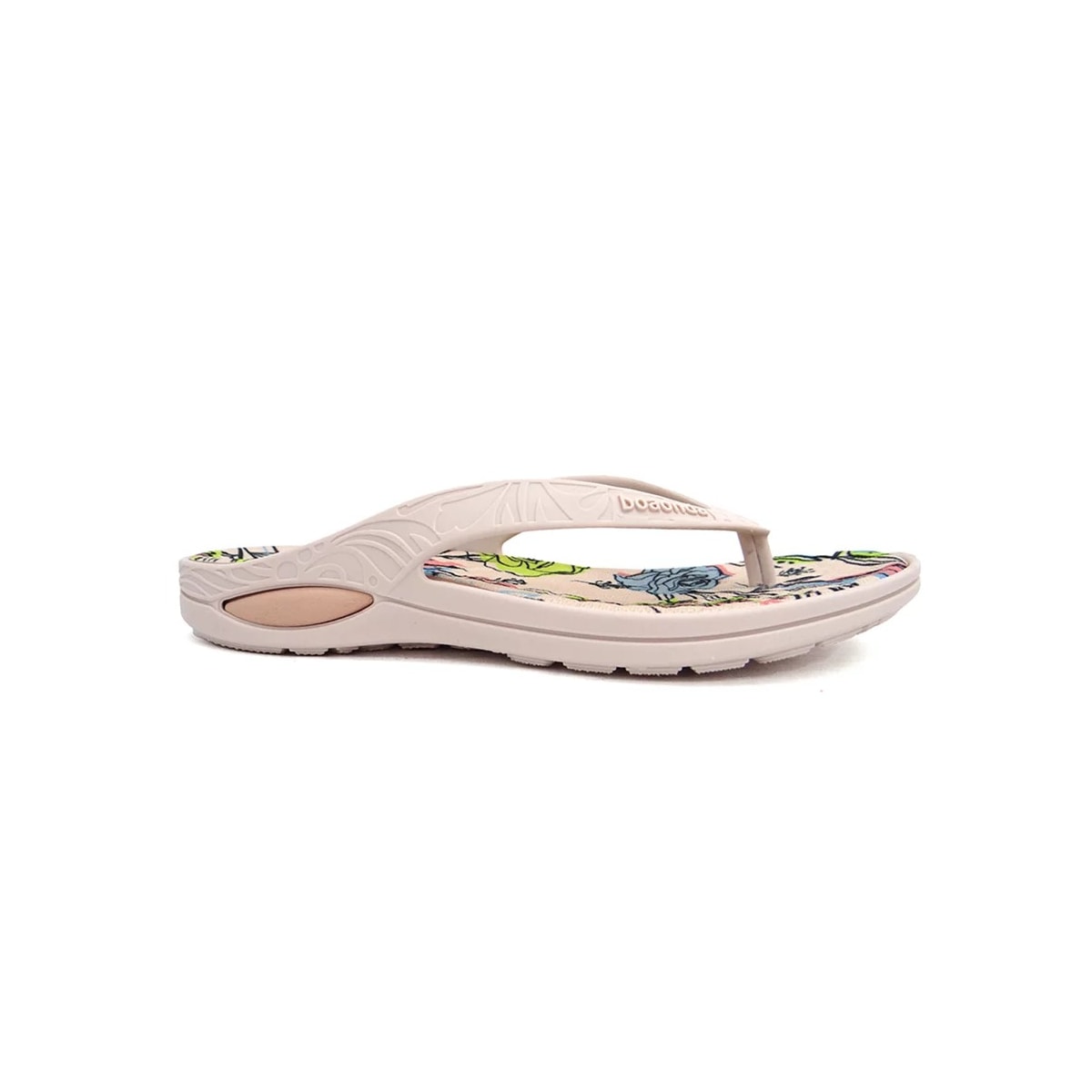 Chinelo Boa Onda Lily 1319-225 Rose Nude/Floral Pop Chinelo Boa Onda Lily 1319-225 Rose Nude/Floral Pop