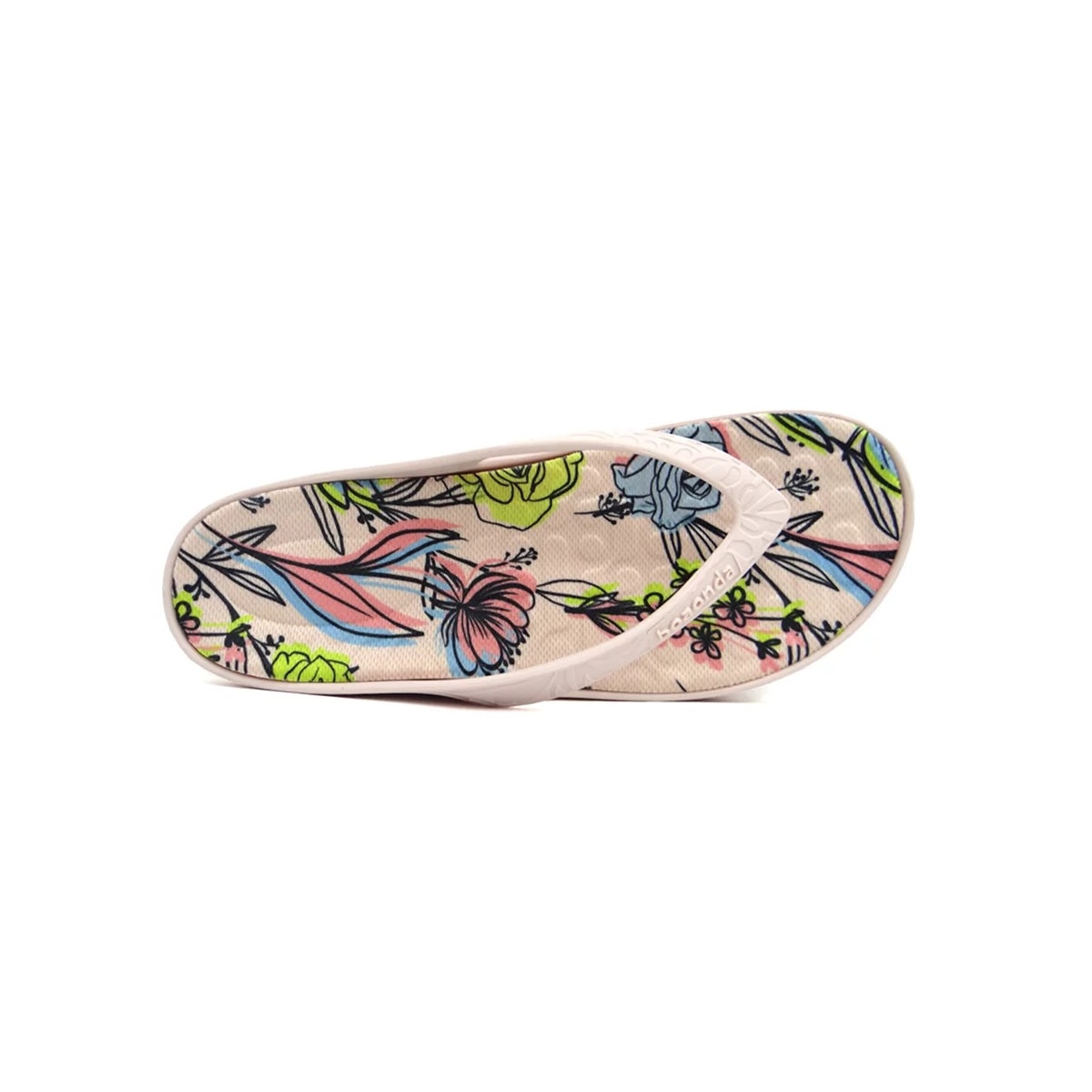 Chinelo Boa Onda Lily 1319-225 Rose Nude/Floral Pop Chinelo Boa Onda Lily 1319-225 Rose Nude/Floral Pop