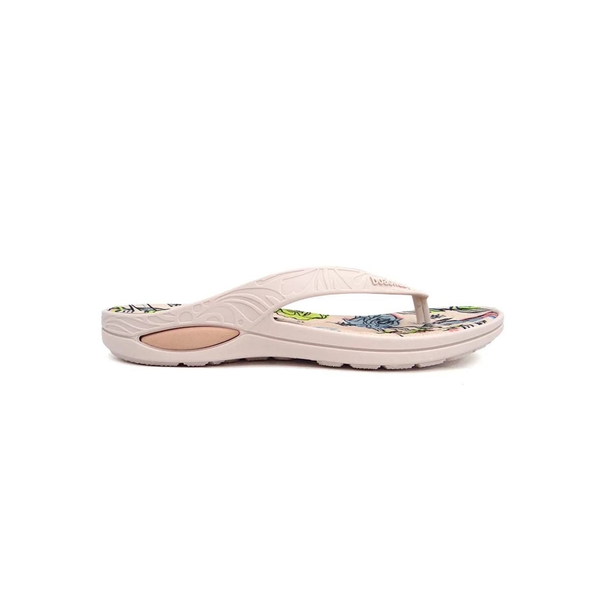 Chinelo Boa Onda Lily 1319-225 Rose Nude/Floral Pop Chinelo Boa Onda Lily 1319-225 Rose Nude/Floral Pop