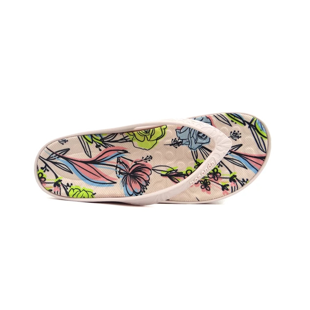 Chinelo Boa Onda Lily 1319-225 Rose Nude/Floral Pop