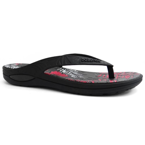 Chinelo Boa Onda Lily Aloha 1319-228 Preto/Aloha