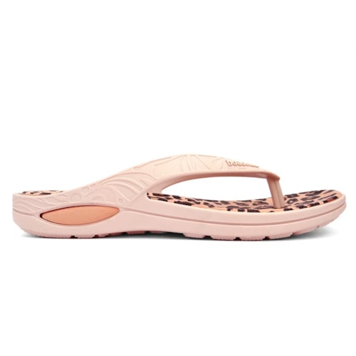 Chinelo Boa Onda Lily Conforto Duo Onça 1319-231 Rose Nude/Duo Onça