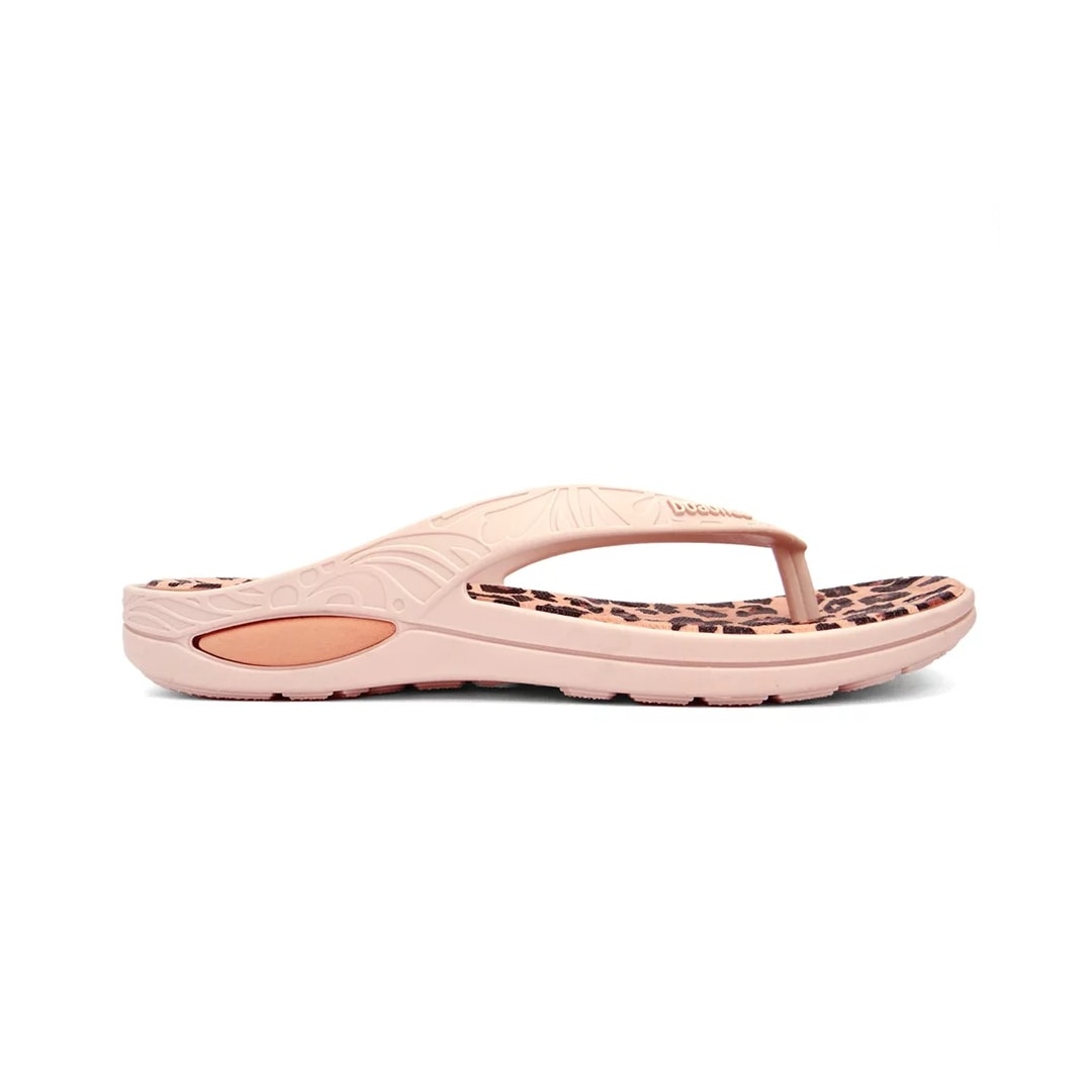Chinelo Boa Onda Lily Conforto Duo Onça 1319-231 Rose Nude/Duo Onça