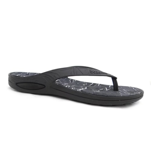 Chinelo Boa Onda Lily Conforto Estampado 1319-109 Preto/Camuf.Pto/Bco