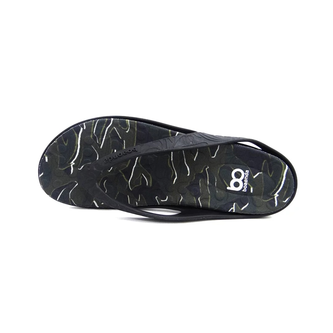 Chinelo Boa Onda Lily Conforto Estampado 1319-109 Preto/Camuflado Chinelo Boa Onda Lily Conforto Estampado 1319-109 Preto/Camuflado