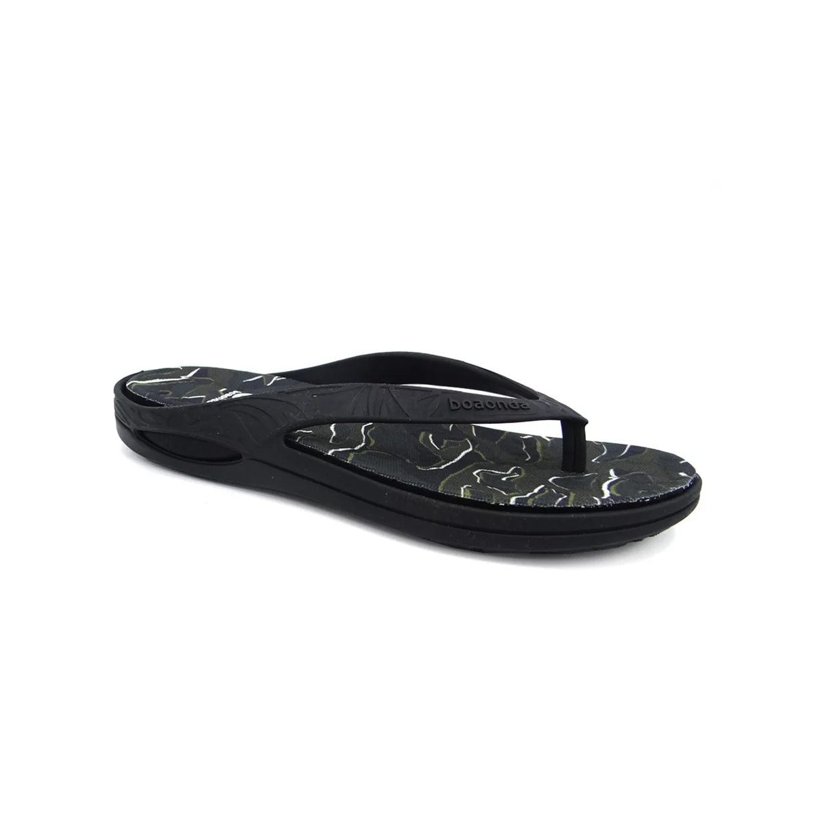 Chinelo Boa Onda Lily Conforto Estampado 1319-109 Preto/Camuflado Chinelo Boa Onda Lily Conforto Estampado 1319-109 Preto/Camuflado