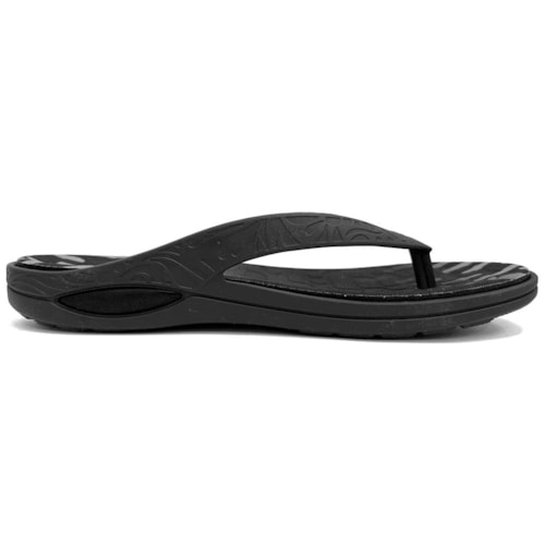 Detalhe - Chinelo Boa Onda Lily Conforto Estampado 1319-112 Preto/Cinza