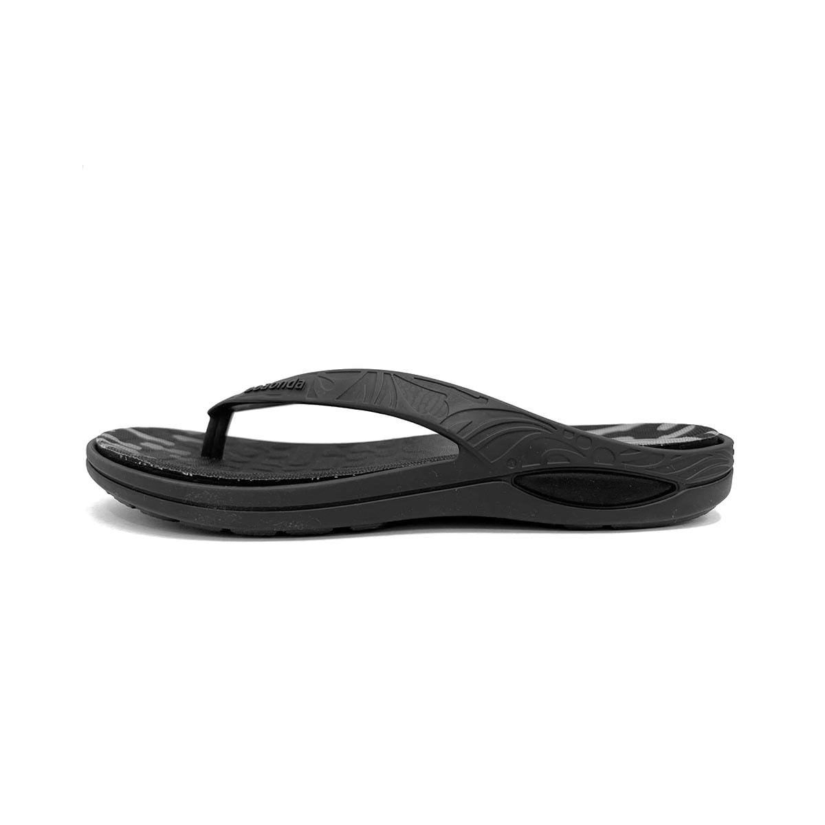 Chinelo Boa Onda Lily Conforto Estampado 1319-112 Preto/Cinza Chinelo Boa Onda Lily Conforto Estampado 1319-112 Preto/Cinza