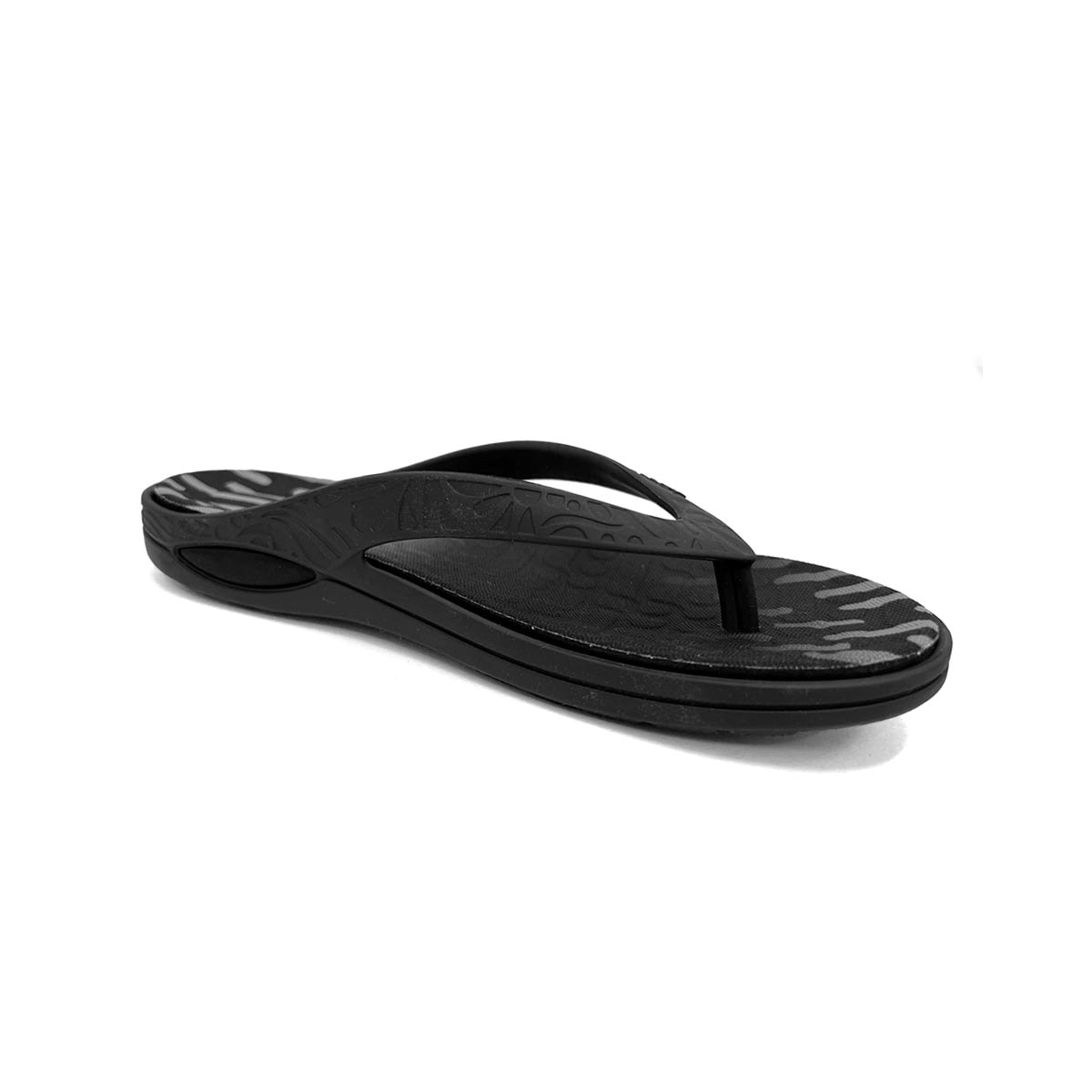 Chinelo Boa Onda Lily Conforto Estampado 1319-112 Preto/Cinza Chinelo Boa Onda Lily Conforto Estampado 1319-112 Preto/Cinza