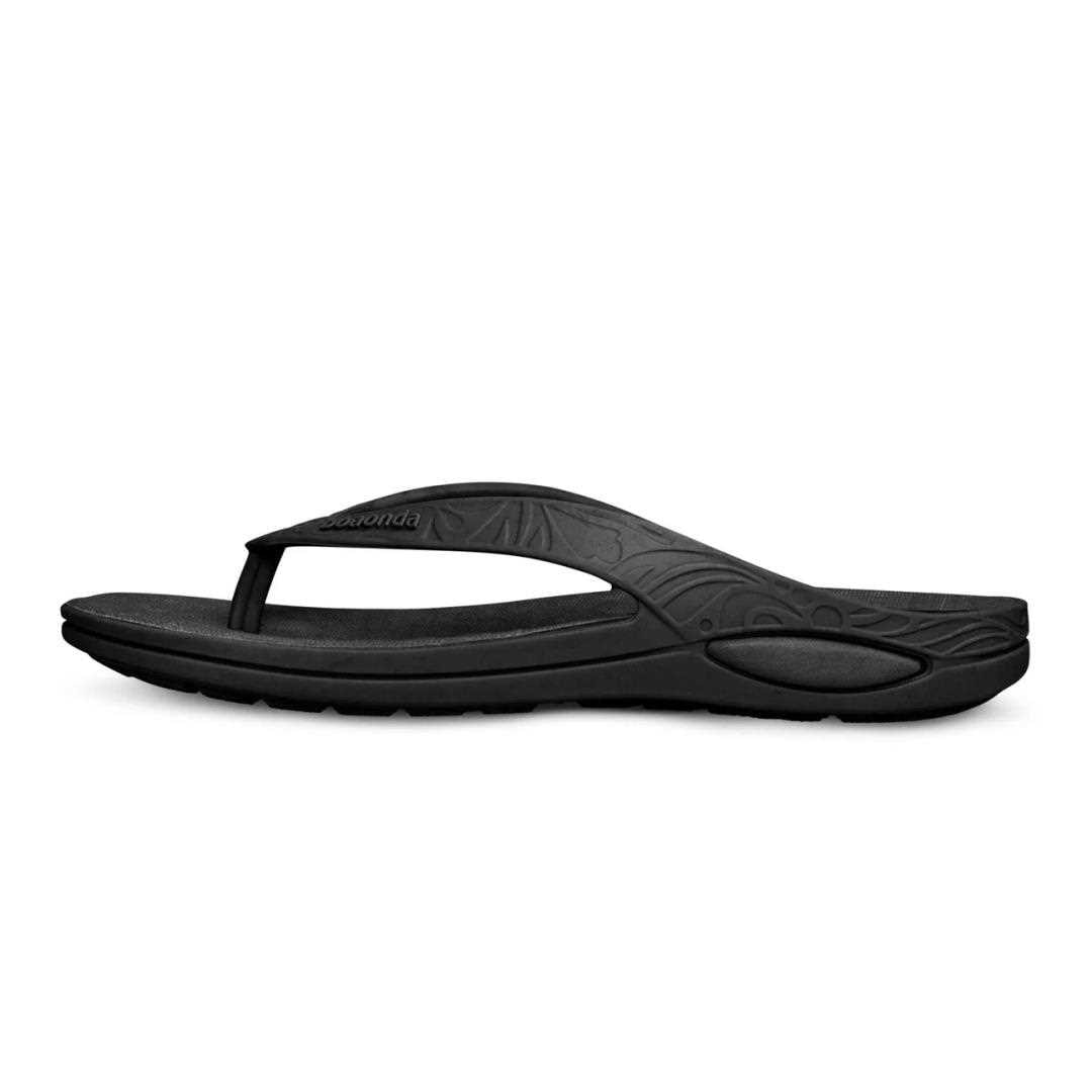 Chinelo Boa Onda Lily Conforto Estampado 1319-113 Preto