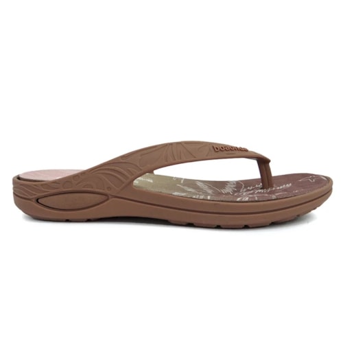 Chinelo Boa Onda  Lily Conforto Estampado 1319-158 Canela