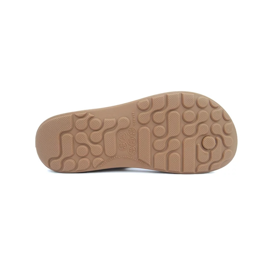 Chinelo Boa Onda  Lily Conforto Estampado 1319-158 Canela