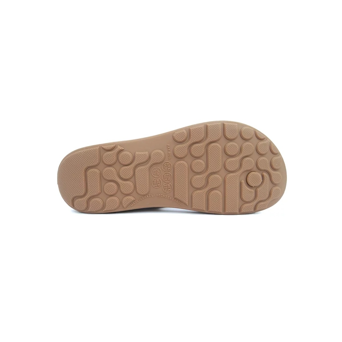 Chinelo Boa Onda  Lily Conforto Estampado 1319-158 Canela