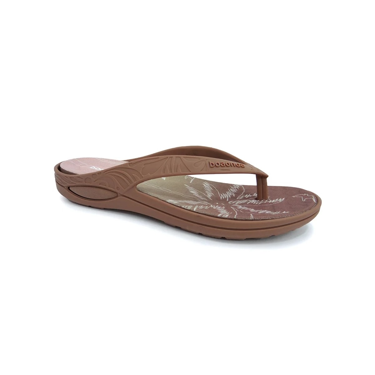 Chinelo Boa Onda Lily Conforto Estampado 1319-158 Canela Chinelo Boa Onda Lily Conforto Estampado 1319-158 Canela