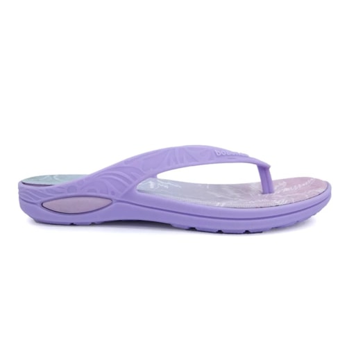 Chinelo Boa Onda  Lily Conforto Estampado 1319-158 Lilas